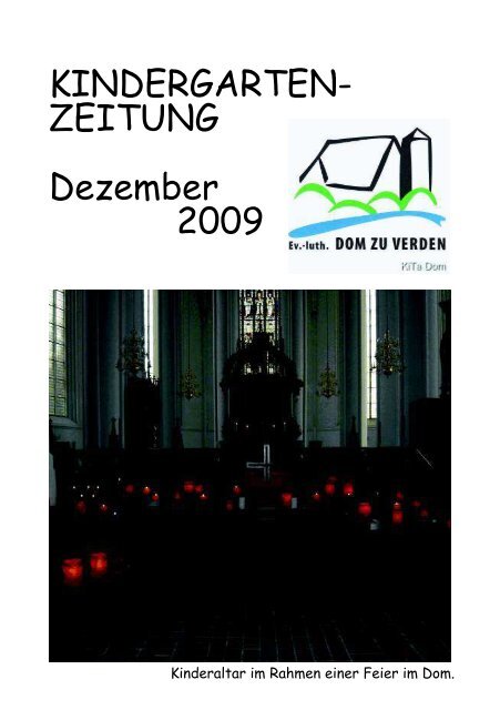 KINDERGARTEN- ZEITUNG Dezember 2009 - Domgemeinde Verden
