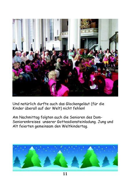 KINDERGARTEN- ZEITUNG Dezember 2009 - Domgemeinde Verden