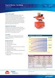 Fog/Jet Monitor - Oscillating FJM-WTO - SKUM - Tyco