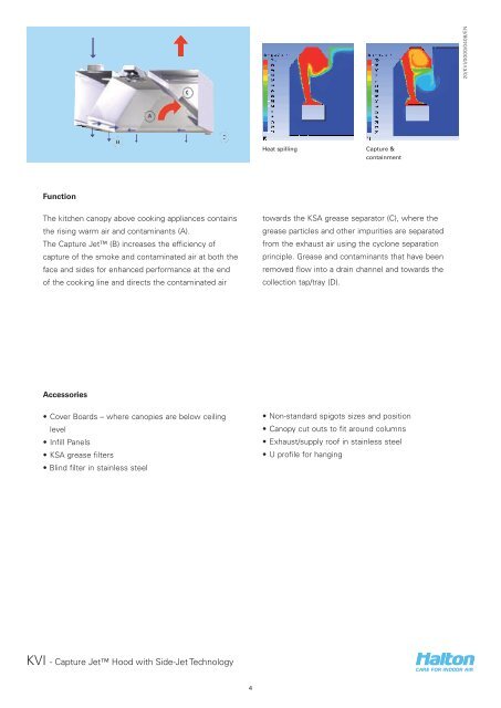 Capture Jet™ Hood with Side-Jet Technology - Halton