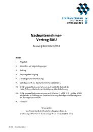 Nachunternehmervertrag