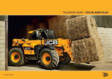 Broschüre JCB 550-80 Teleskoplader - DEMCO Baumaschinen