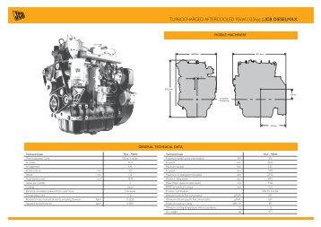 TURBOCHARGED AFTERCOOLED 93kW - JCB Power Systems