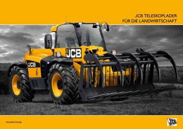 Broschüre "JCB Teleskoplader für die Landwirtschaft" - DEMCO JCB