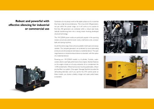 GENERATOR - JCB