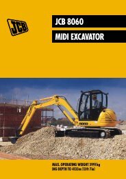 JCB 8060 MIDI EXCAVATOR - Exuma Plant Hire