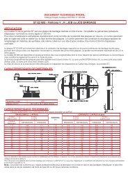 DOCUMENT TECHNIQUE PROFIL ST E2 600 - Finitions V ; H ; JCB ...