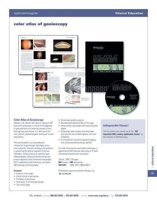 Catalog PDF - American Academy of Ophthalmology