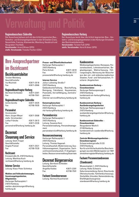 Der Bezirk Harburg Informationen 2011-2013 - inixmedia