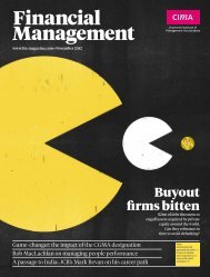 Before - CIMA Financial Management Magazine