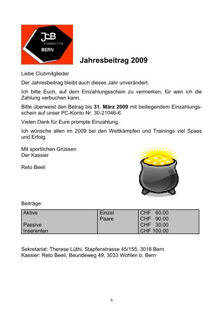 Info März 2009.1 - Jogging-Club-Bern.ch