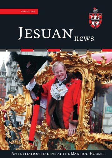 Spring 2012 Jesuan News - Jesus College