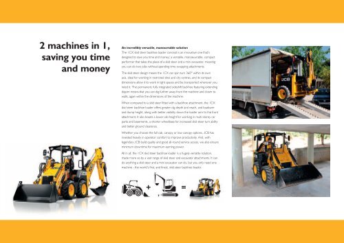 SKID STEER BACKHOE LOADER | 1CX - JCB