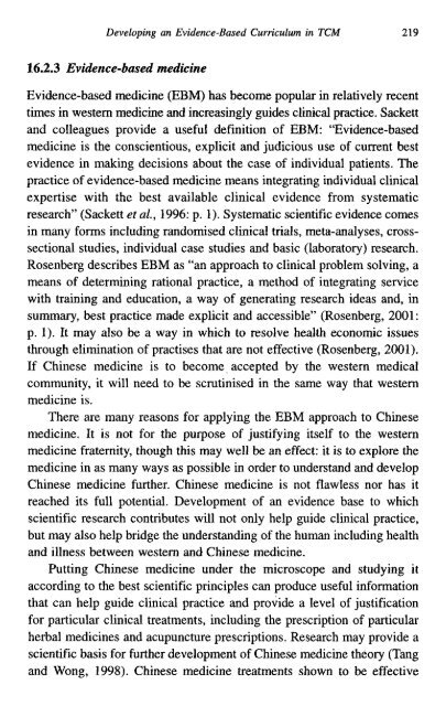 Chinese Medicine - Modern Practice (252 pages)