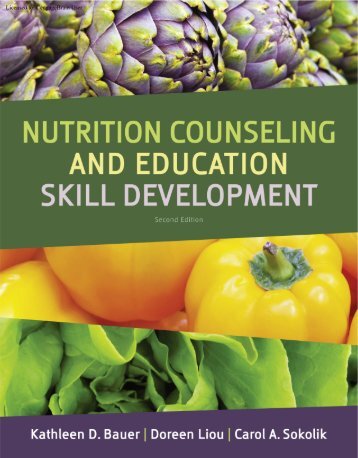 Basic Nutrition Counseling Skill Development, 2nd ... - CengageBrain