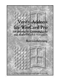 Verify-Address for Wincard Pro - Armin Biermann Consulting