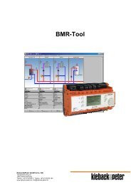 BMR-Tool Bedienungsanleitung - Kieback & Peter GmbH