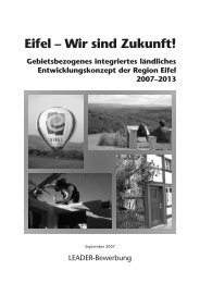 Eifel – Wir sind Zukunft! - in der LEADER Region Eifel