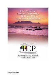programme booklet - ICP 2012