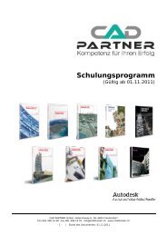 Schulungsprogramm - CAD PARTNER GmbH