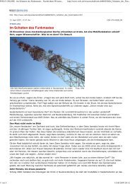 WELT ONLINE - Im Schatten des Funkmastes - Der Mast muss weg!