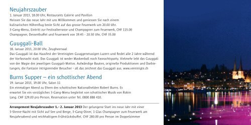 Event-Broschüre 8.78 MB Download - Hotel Schweizerhof