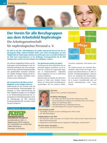 Ausgabe: 02/2010 - Veranstaltungen und Workshops - AfnP eV