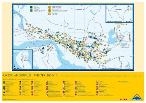 ortsplan serfaus . winter 2009/10 - Skier