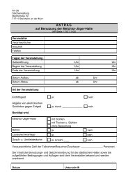 ANTRAG auf Benutzung der Melchior-Jäger-Halle - Stadt Steinheim ...