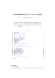 A Size Index for Multitape Turing Machines - Isaac Newton Institute ...