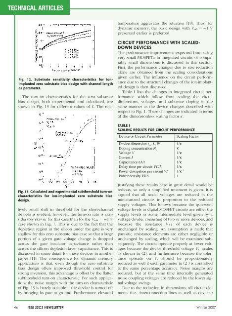 The Impact of Dennard's Scaling Theory - IEEE