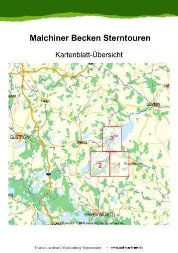 Malchiner Becken Sterntouren - Tourismusverband Mecklenburg ...