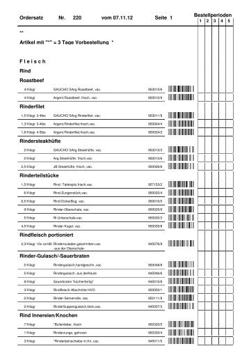 Druck Ordersatz Jaeger