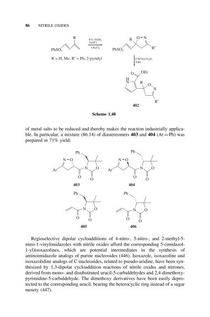 Nitrile Oxides, Nitrones, and Nitronates in Organic Synthesis : Novel ...