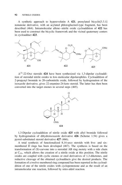 Nitrile Oxides, Nitrones, and Nitronates in Organic Synthesis : Novel ...