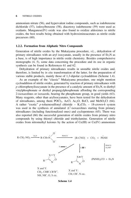 Nitrile Oxides, Nitrones, and Nitronates in Organic Synthesis : Novel ...