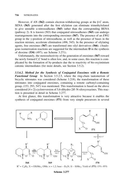 Nitrile Oxides, Nitrones, and Nitronates in Organic Synthesis : Novel ...