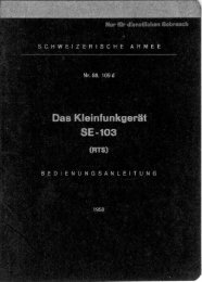 Page 1 Page 2 Nur für dienstlichen Gebrauch SCHWEIZERISCHE ...