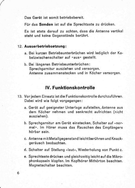 Page 1 Page 2 Nur für dienstlichen Gebrauch SCHWEIZERISCHE ...