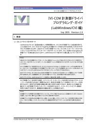 Kikusui IVI-COM Driver Guidebook For CVI - KIKUSUI Home Page