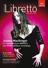 Libretto: ABRSM news and views - abrsm 2012