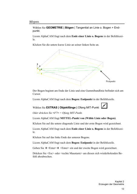 Kapitel 2 Erzeugen der Geometrie