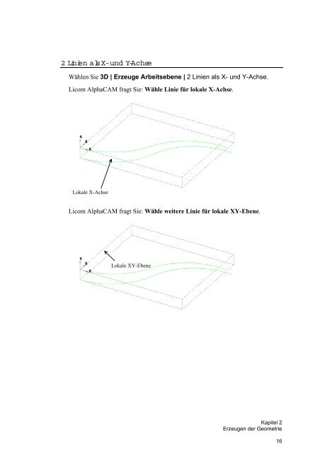 Kapitel 2 Erzeugen der Geometrie