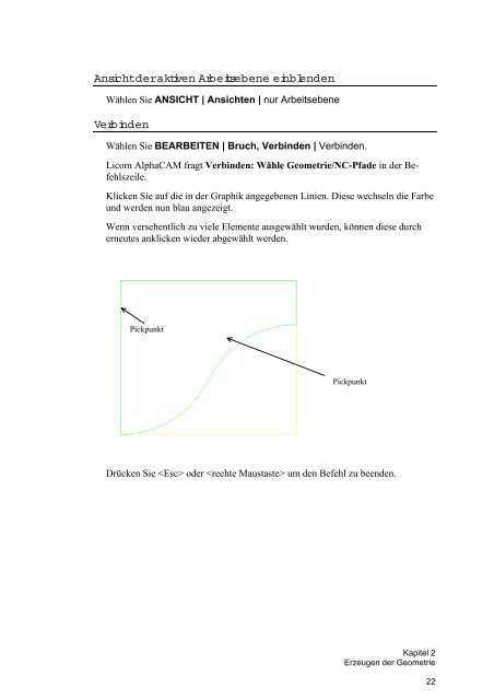 Kapitel 2 Erzeugen der Geometrie