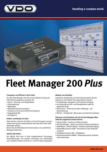Fleet Manager 200Plus