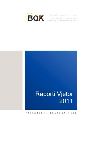 Raporti Vjetor 2009 - Banka Qendrore e Republikës së Kosovës