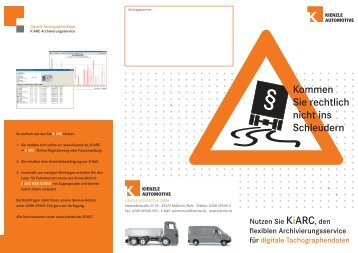 KiARC Datenblatt - Kienzle Automotive GmbH