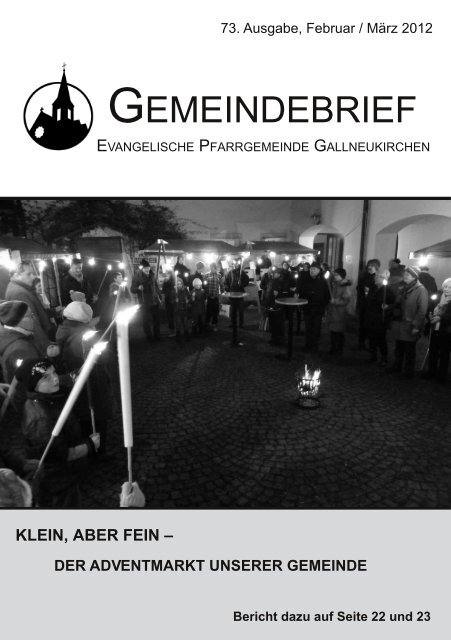 GEMEINDEBRIEF - Evangelische Pfarrgemeinde Gallneukirchen