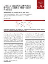 Addition of Indoles to Oxyallyl Cations for Facile Access to r-Indole ...