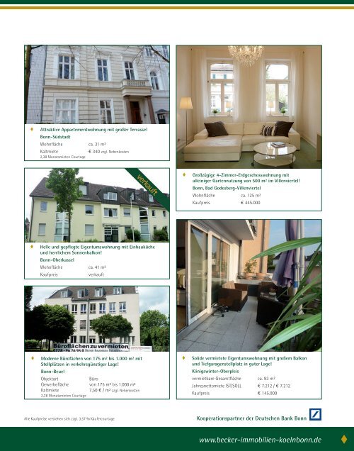 Auf Immobilien-Jagd - Becker Immobilien